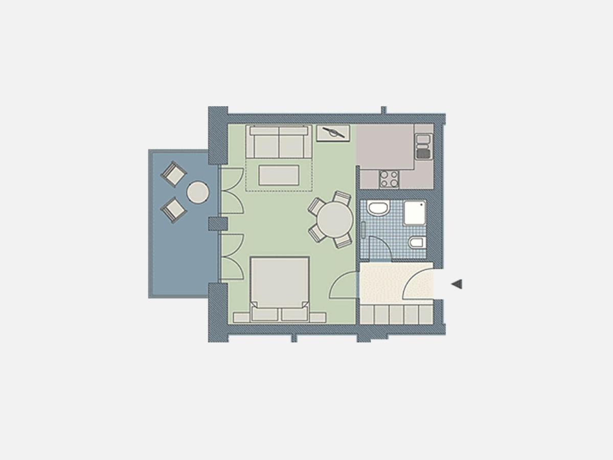Kaiservillen Heringsdorf - 1-Raum-Ferienwohnung Mit Balkon D113 Exterior foto